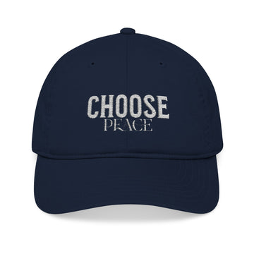 Choose Kind Embroidered Baseball Cap — Organic Cotton Adjustable Hat