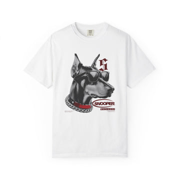 Doberman 'Snooper' Graphic T-Shirt – Retro Streetwear Dog Design