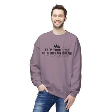 Motivational Unisex Fleece Crewneck Sweatshirt