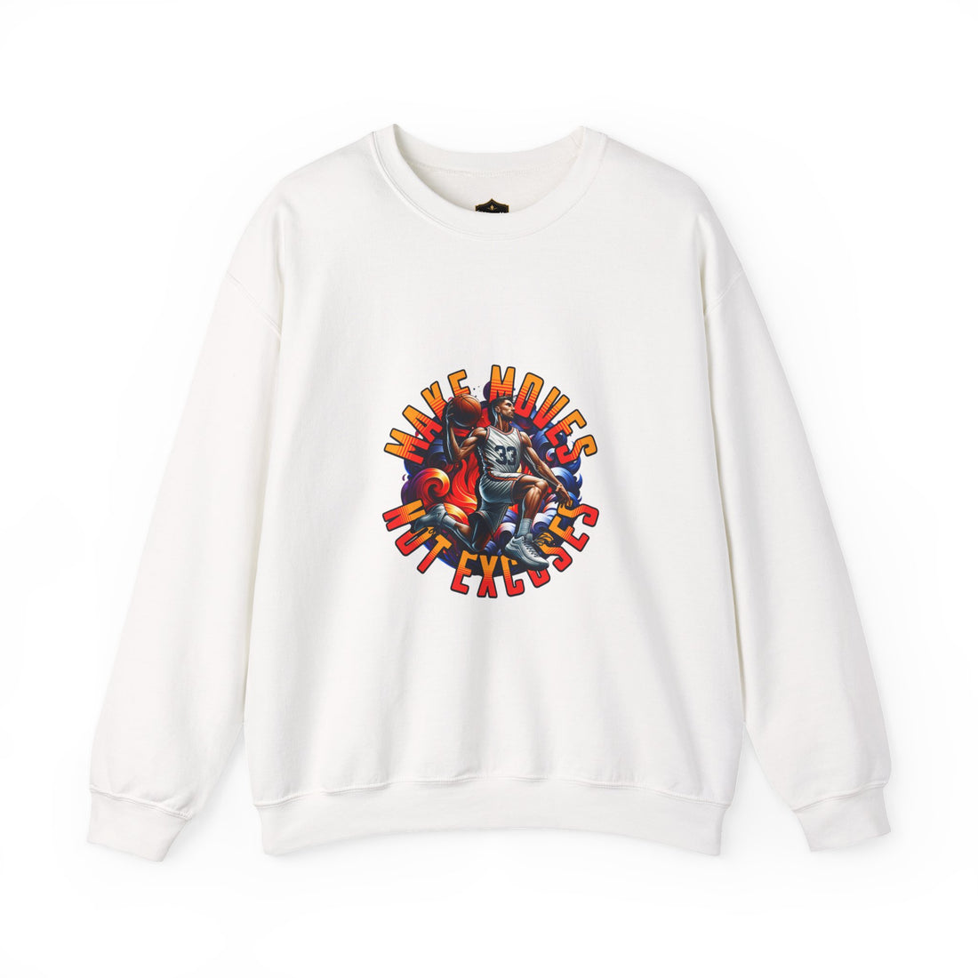 Basketball Player Crewneck Sweatshirt — Vintage Dunk Graphic