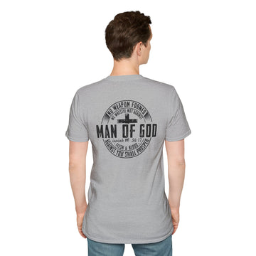 Man of God T-Shirt — "God Don’t Play About Me" Christian Faith Tee