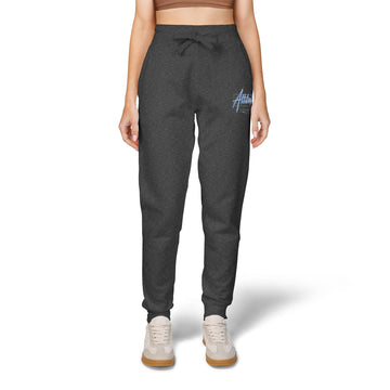 Embroidered Unisex Fleece Sweatpants - Cozy Comfort for Everyday Relaxation