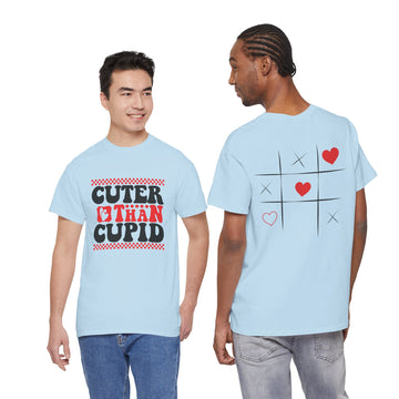 Cuter Than Cupid Tee — Valentine's Day Heart Graphic T-Shirt