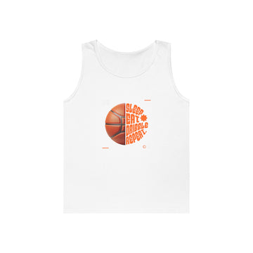 Basketball Tank Top — "Sleep Eat Dribble Repeat" Graphic