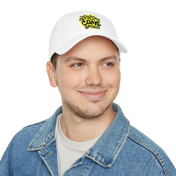 Baseball Cap — "Turn Setbacks Into Comebacks" Motivational Dad Hat