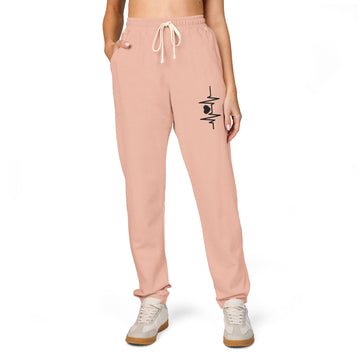 Sweatpants — Minimal Compass Line Art Joggers