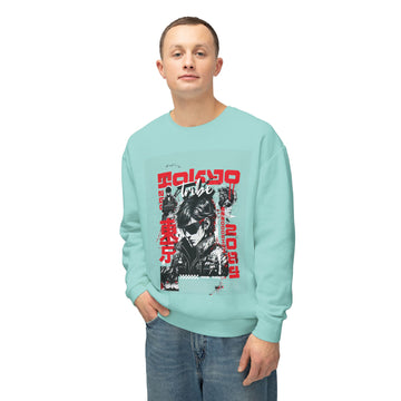 Anime Streetwear Crewneck Sweatshirt — 'Tribe' Graphic