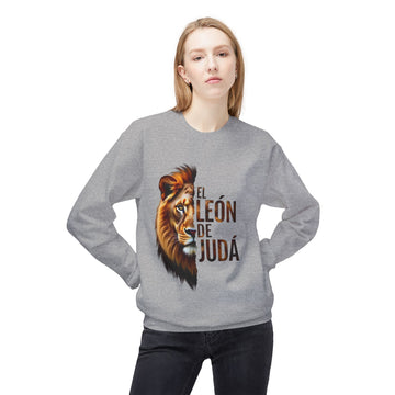 El León de Judá Sweatshirt — Lion of Judah Christian Crewneck