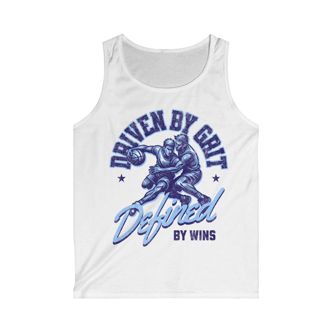 Basketball Tank Top – "Driven by Grit, Defined by Wins" Athletic Men’s Tank